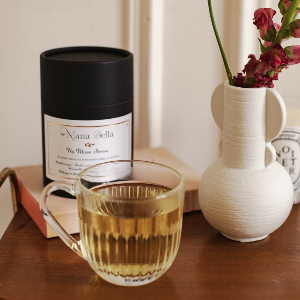 No More Stress - Tisane anti-stress et relaxante | Mana Bella, Infusions et tisanes bio artisanales françaises
