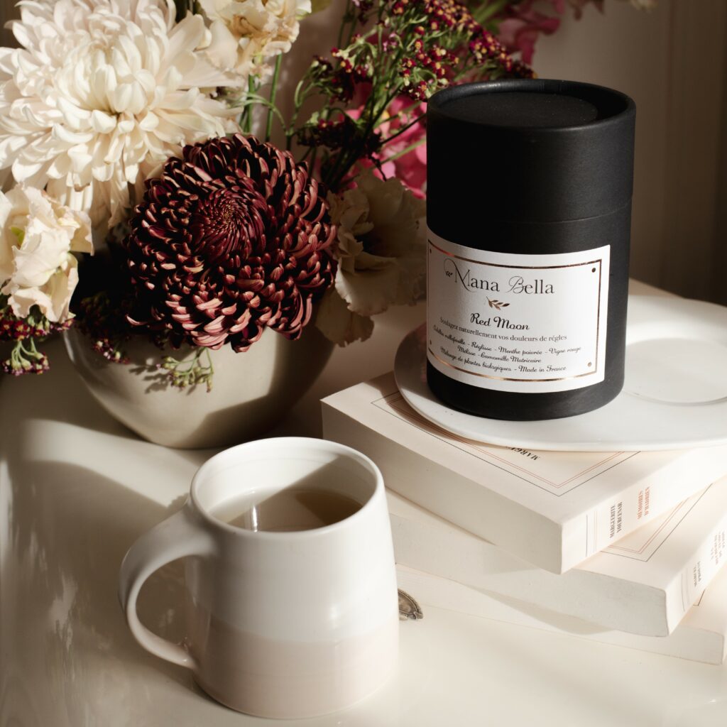 Red moon - Tisane bio endométriose, contre les douleurs de règles | Mana Bella, Infusions & tisanes artisanales françaises
